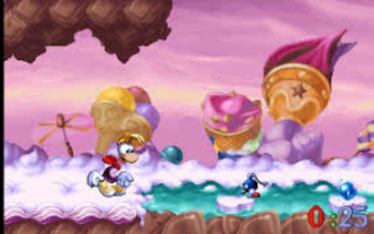 Gameplay screen of Rayman (2/4)