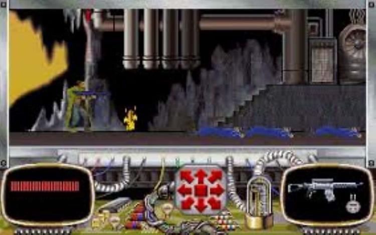 Gameplay screen of Rise of the Dragon (3/4)