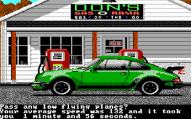 Gameplay screen of Test Drive (3/8)