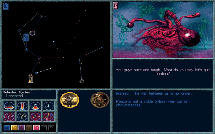 Gameplay screen of Ascendancy (4/8)