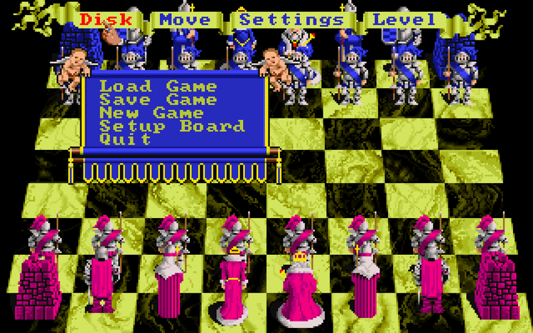 Gameplay screen of Battle Chess (8/8)