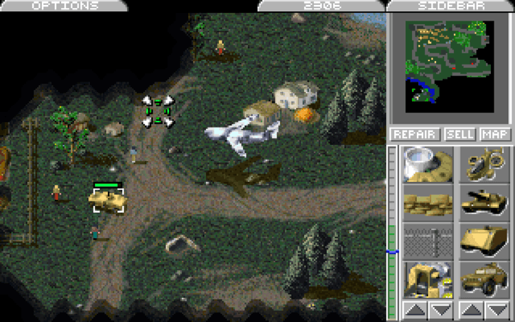 Gameplay screen of Command & Conquer (4/8)