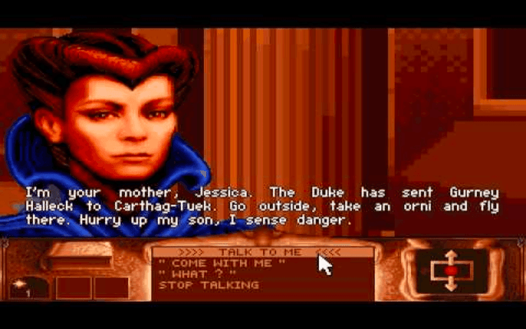 Gameplay screen of Dune (5/8)