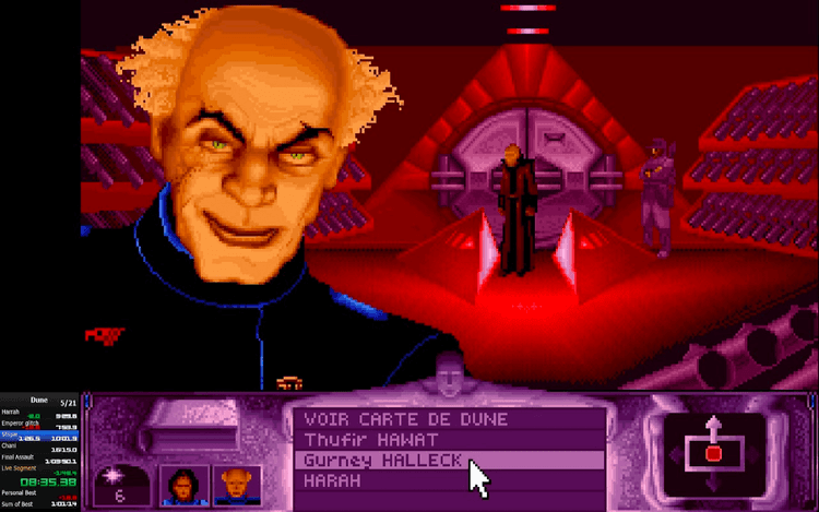 Gameplay screen of Dune (6/8)