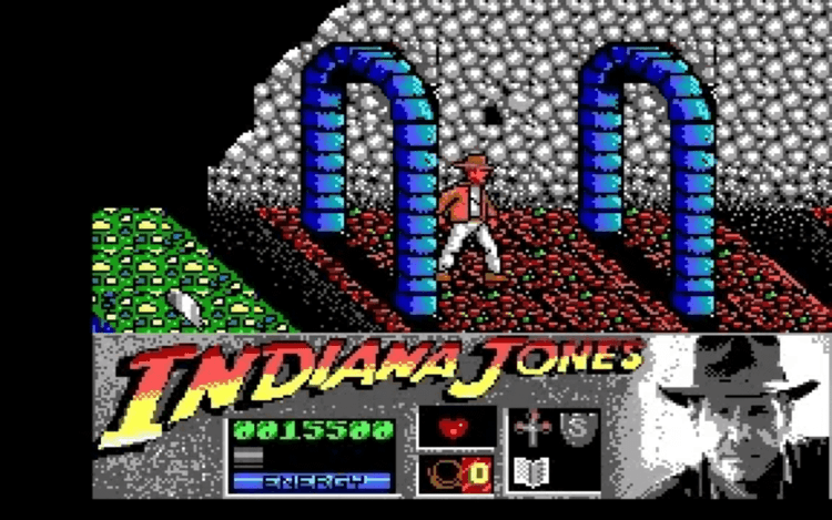 Gameplay screen of Indiana Jones and the Last Crusade: The Action Game (7/8)