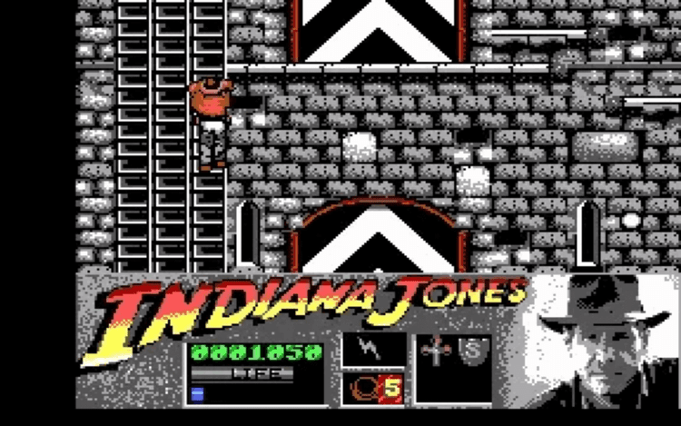 Gameplay screen of Indiana Jones and the Last Crusade: The Action Game (2/8)