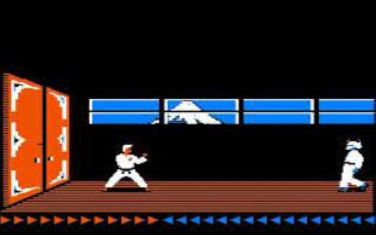 Gameplay screen of Karateka (4/8)