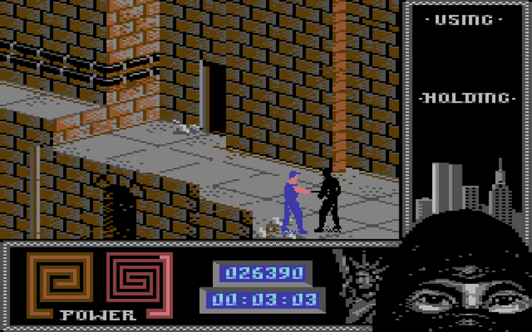 Gameplay screen of Last Ninja 2: Back with a Vengeance (5/8)