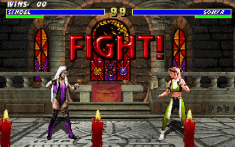 Gameplay screen of Mortal Kombat 3 (8/8)