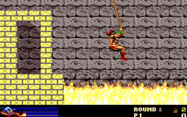 Gameplay screen of Rastan (5/8)