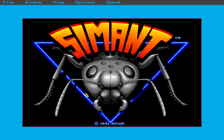 Gameplay screen of SimAnt (4/8)