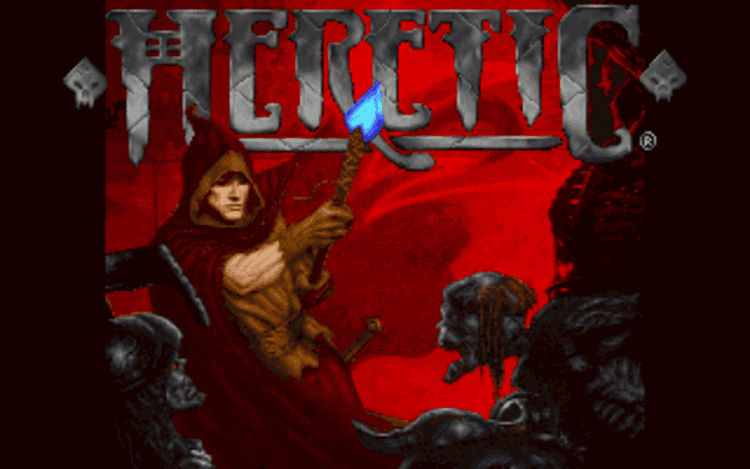 Gameplay screen of Heretic (2/8)