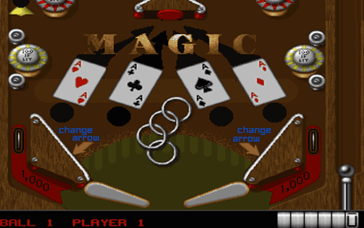 Gameplay screen of Epic Pinball (4/8)