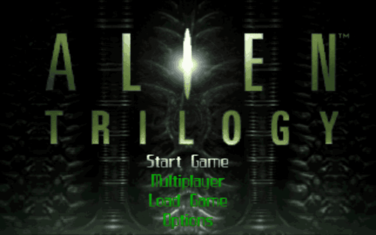 Gameplay screen of Alien Trilogy (4/8)