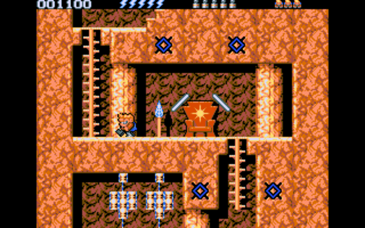 Gameplay screen of Rick Dangerous 2 (8/8)