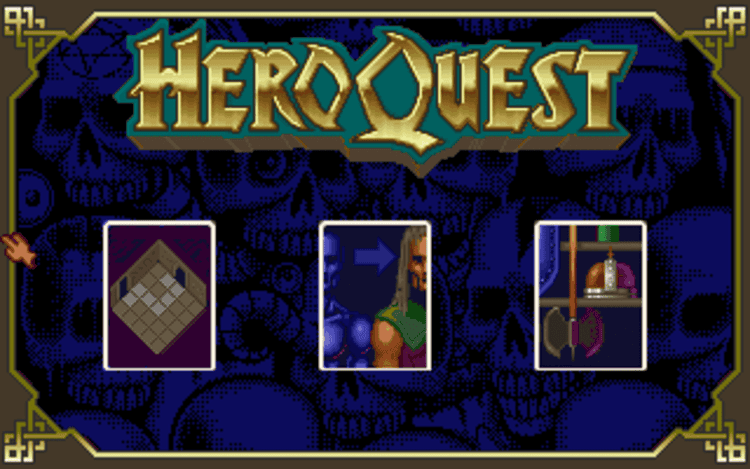 Gameplay screen of HeroQuest (1/8)