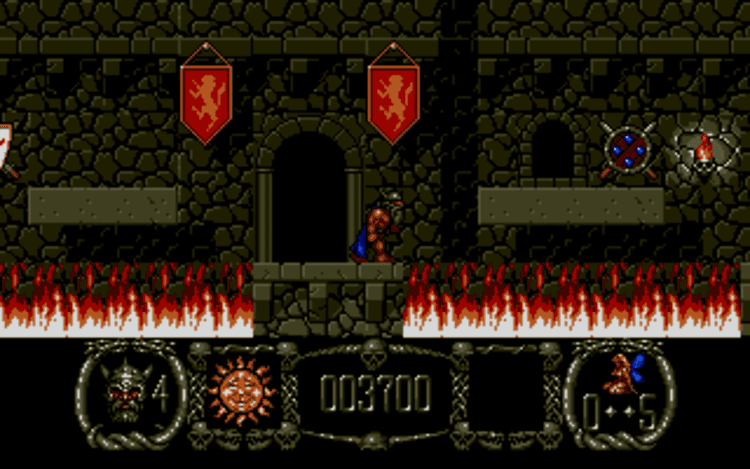 Gameplay screen of Stormlord (2/8)