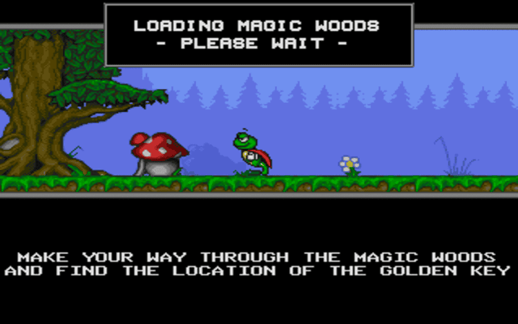 Gameplay screen of Superfrog (4/8)