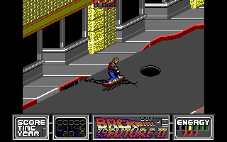 Gameplay screen of Back to the Future Part II (7/8)