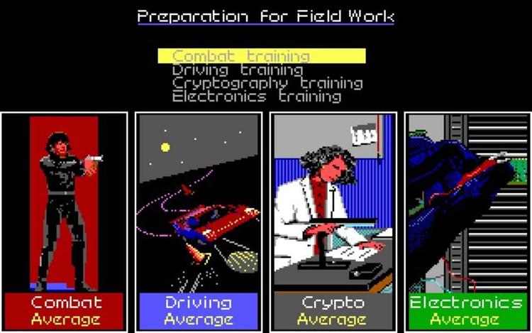 Gameplay screen of Sid Meier's Covert Action (4/8)