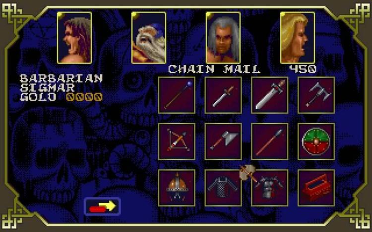 Gameplay screen of HeroQuest (8/8)