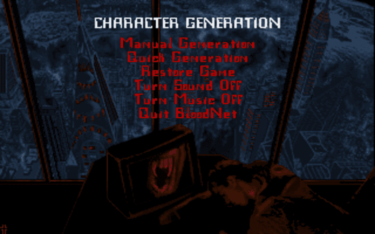 Gameplay screen of BloodNet (2/8)