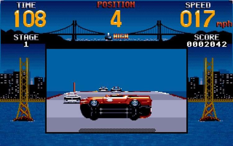 Gameplay screen of Cisco Heat: All American Police Car Race (3/8)