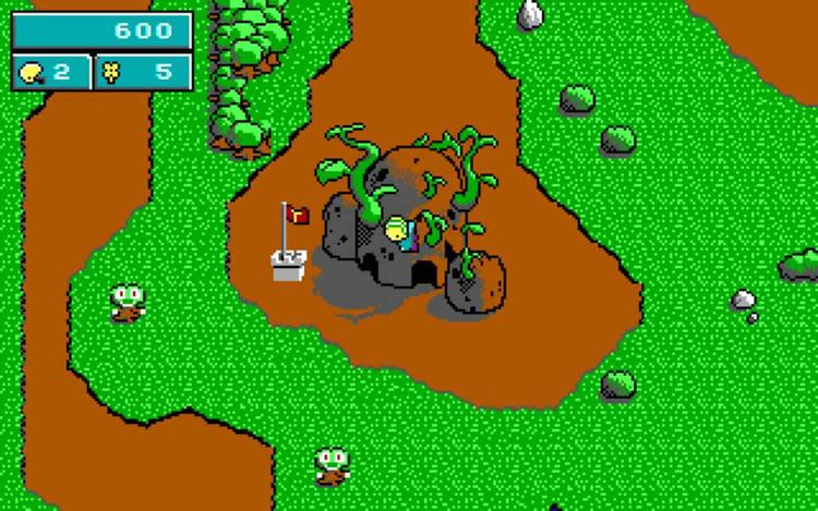 Gameplay screen of Commander Keen: Keen Dreams (5/8)