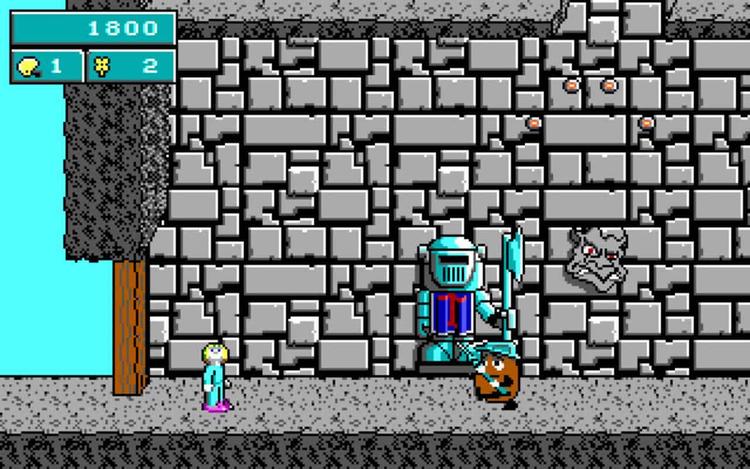 Gameplay screen of Commander Keen: Keen Dreams (4/8)